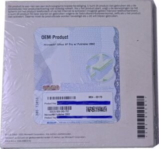 MS Office XP Pro OEM with Publisher 2002 (ONLY ONE LEFT!)