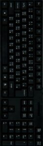 Keyboard for Chinese (Taiwan) Black USB Chinese Keyboard