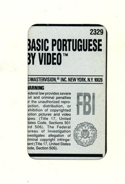 Language Library - Basic Portuguese by Video
