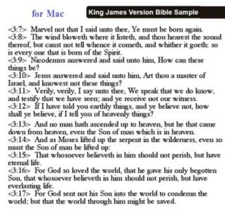 Bible - King James Version in English for Mac