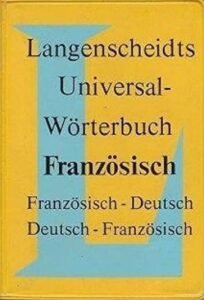 Langenscheidt Universal Worterbuch Franz (French German Dictionary) USED - One Left!