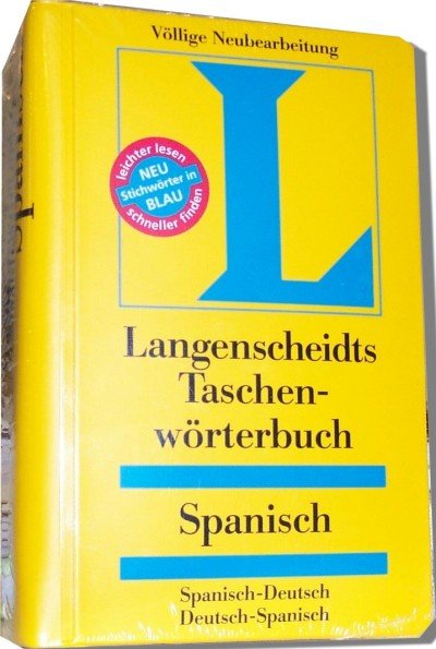 Langenscheidt - Taschenworterbuch Spanisch (Spanish) German Dictionary