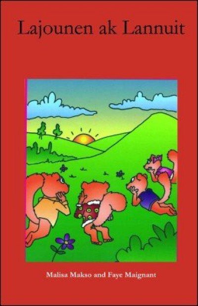 Lajounen ak Lannuit (Day and Night) in Haitian-Creole only by Malisa Makso