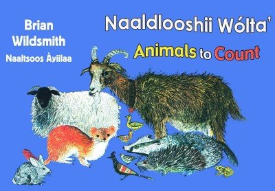 BRIAN WILDSMITH'S ANIMALS TO COUNT in Navajo only board book