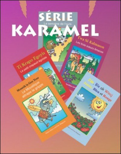 Karamel Series in French & Haitian Creole set of 20 books