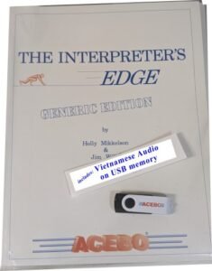 The Interpreter's Edge, Generic Edition, with Vietnamese USB set of audio files