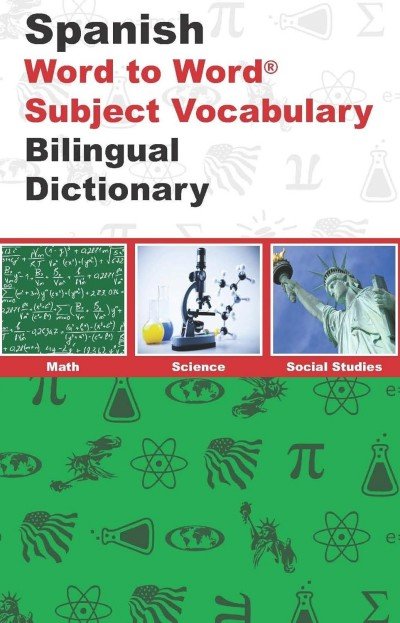 Word to Word - Subject Vocabulary Spanish / English Dictionary