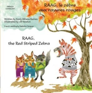 Raag the Red Striped Zebra in French & English (PB)