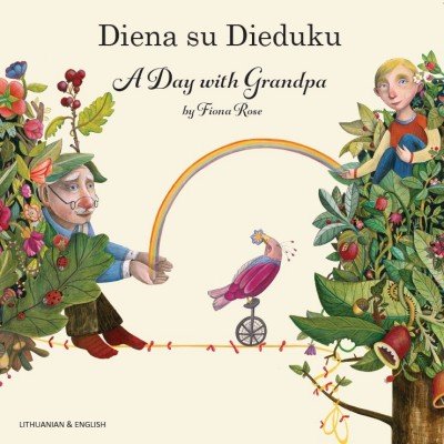 A Day with Grandpa in Lithranian & English (PB)
