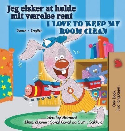 I Love to Keep My Room Clean  -  in Danish and English   (HC)