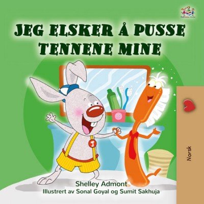I Love to Brush My Teeth  -  in Norwegian only   (PB)